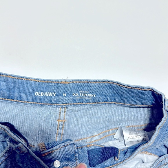 Old navy O.G straight high rise 98%cotton 2% spandex - Picture 6 of 6